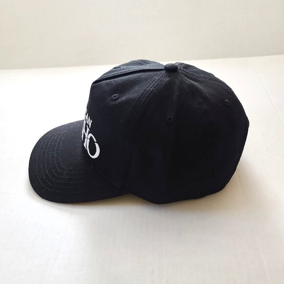 American Psycho Baseball Hat Snapback OS Black Adjustable Embroidered Movie NWOT - Picture 4 of 8